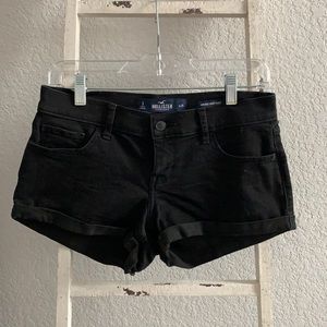 Hollister Black Jean Shorts